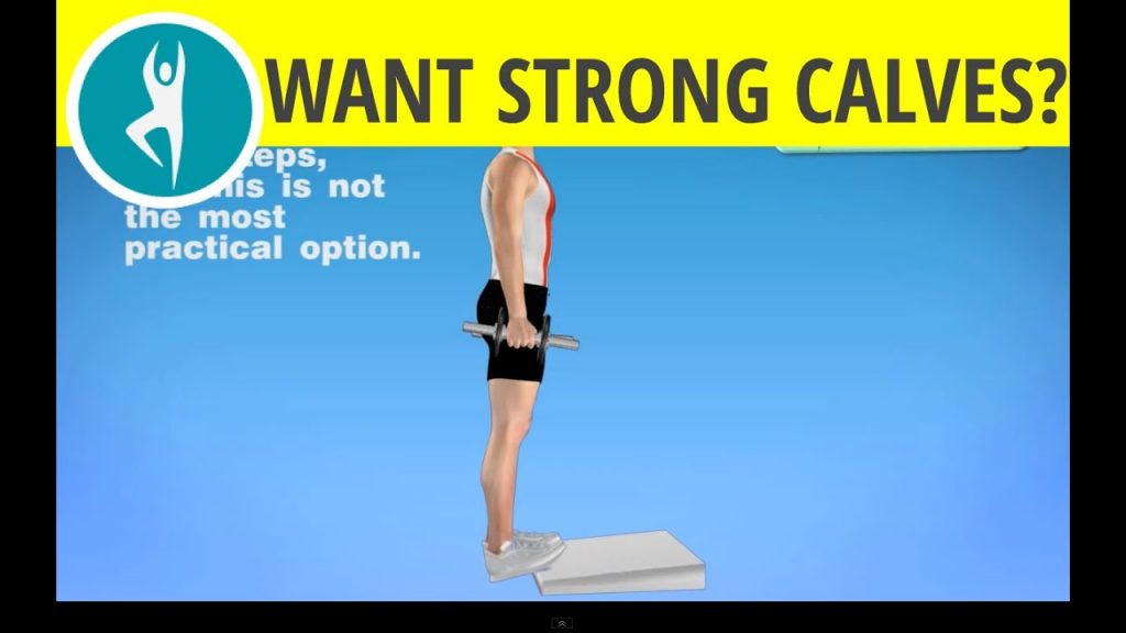 Calves Workout at Home: Calf Raises Standing with Dumbbells for Men ...